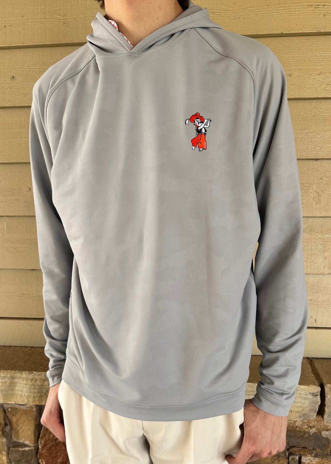 Peter Millar Camo Pine Performance Hoodie