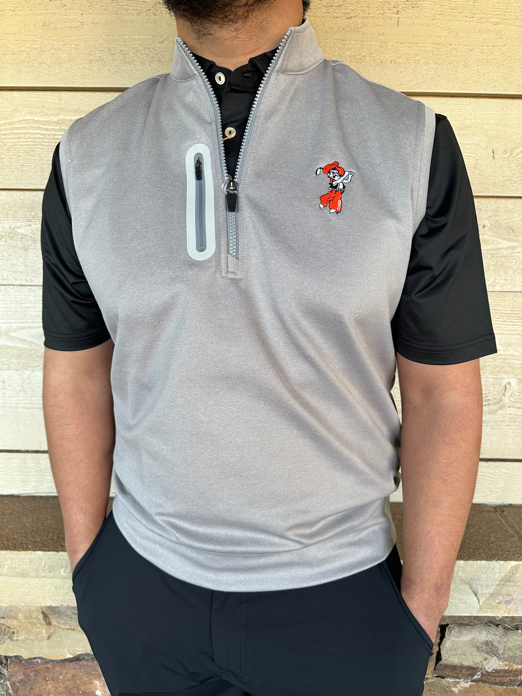 Johnnie-O Denny 1/4 Zip Performance Golf Vest