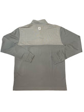 Load image into Gallery viewer, FootJoy Heather Yoke Half-Zip Mid-Layer 1/4 Zip
