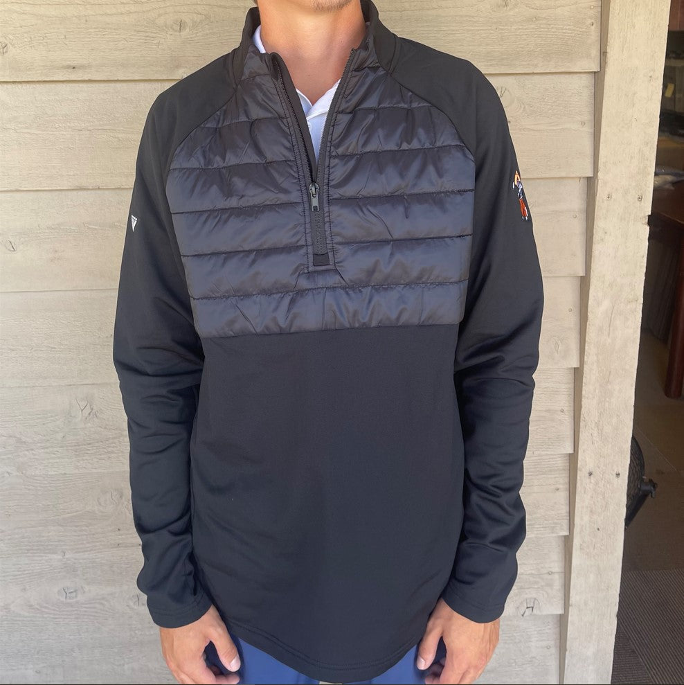 Levelwear Frequency 1/4 Zip Black